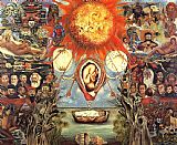 Frida Kahlo Canvas Paintings - Moses